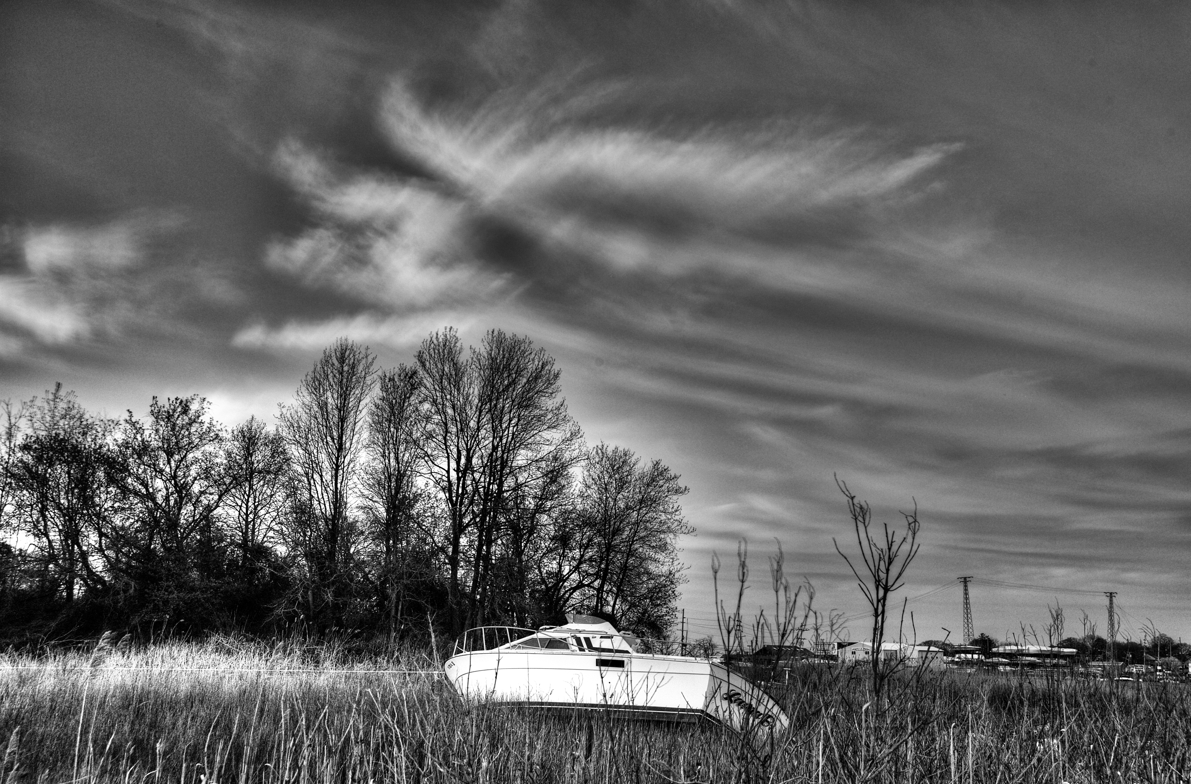 Sandy boat